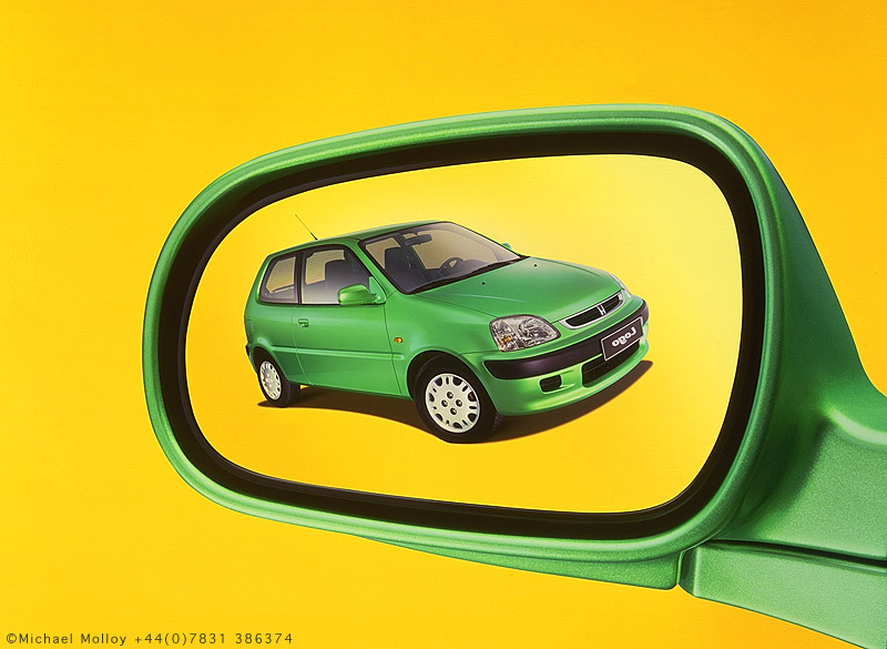 Car in Mirror