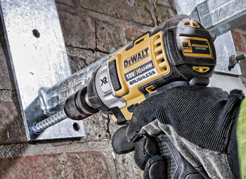 Dewalt power tool photographed for website and advertising
