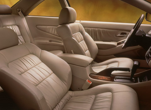 Honda leather interior photographed for a brochure