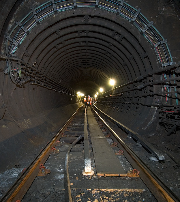 Tube tunnel entrance