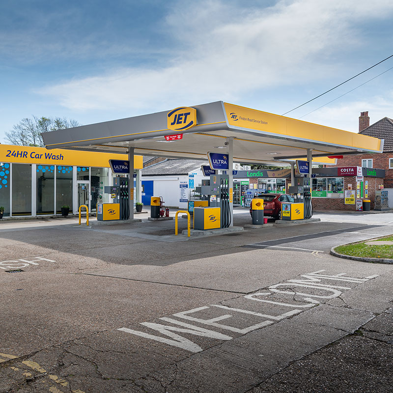 A petrol station in Worthing